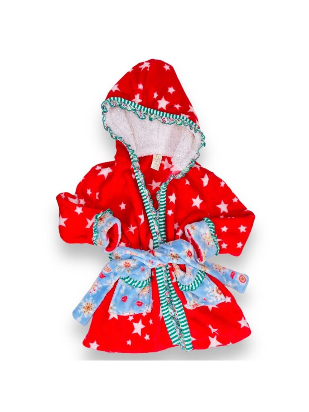 Matilda Jane Girls Evening In Christmas Winter Holiday Fuzzy Robe 4-6 / 4 - 6